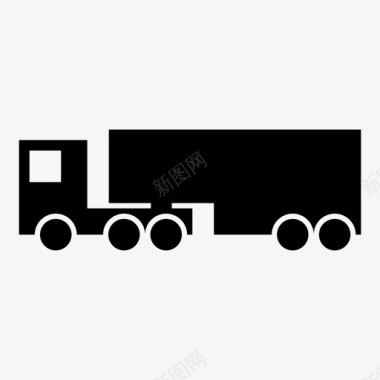 卡车交通运输图标图标