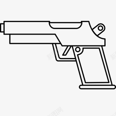枪砰致命武器图标图标