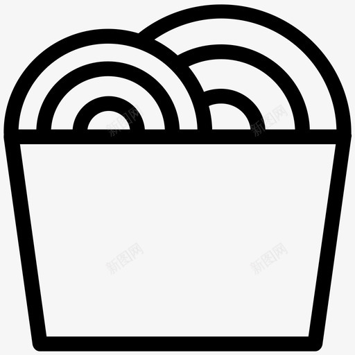 面条碗布朗尼图标svg_新图网 https://ixintu.com 布朗尼 意大利面 碗 罐子 面条 食物 饼干 饼干盒