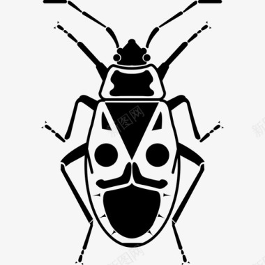 萤火虫昆虫动物群图标图标