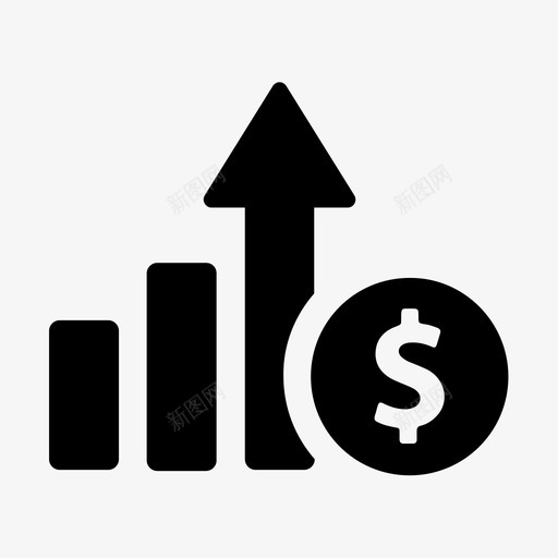 条形图信息图投资图标svg_新图网 https://ixintu.com 信息图 利润 回报 投资 报告 收入 条形图 资金