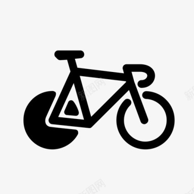 轨道自行车交通工具赛车图标图标