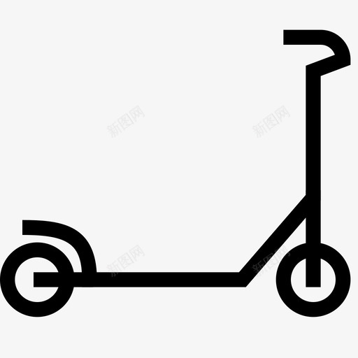 滑板车车辆街道图标svg_新图网 https://ixintu.com 主动 儿童 无车 滑板车 自行车 街道 车辆 运动 运动游戏奖励 道路 骑行