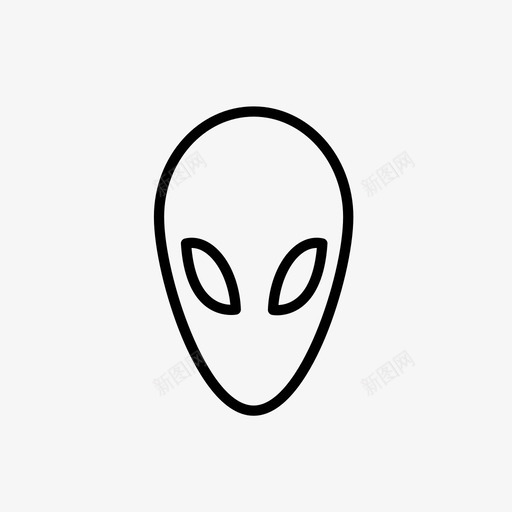 外星人外国人鬼魂图标svg_新图网 https://ixintu.com 外国人 外星人 收获 艾德麦克斯 莫克 非人 鬼魂