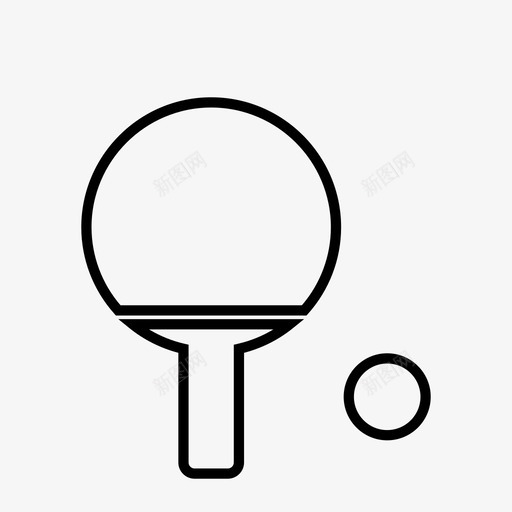 乒乓球运动划桨图标svg_新图网 https://ixintu.com 两个球员 乐趣 乒乓球 划桨 娱乐 游戏 游戏和运动 爱好 球 运动