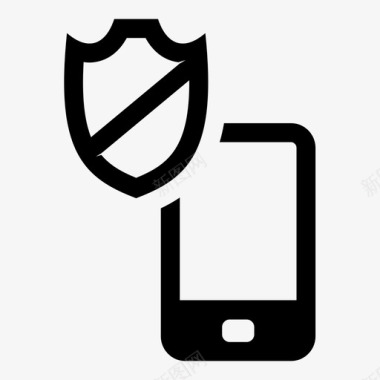 智能手机手机安全网络安全图标图标