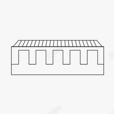 住宅天窗安全图标图标