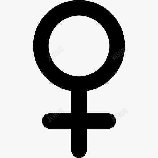 女性符号标志基本应用图标svg_新图网 https://ixintu.com 基本应用 女性符号 标志