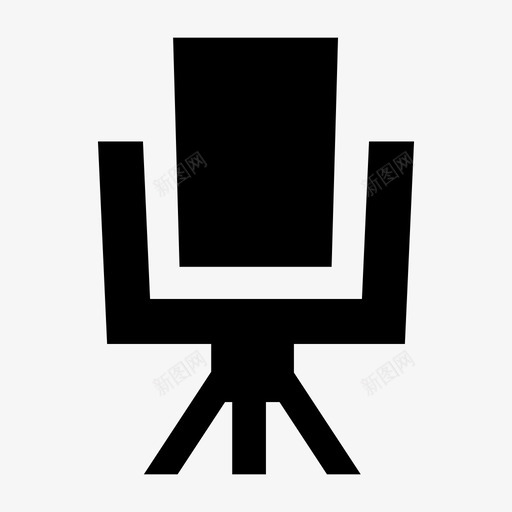 椅子客厅椅三脚架图标svg_新图网 https://ixintu.com 三脚架 名牌椅 客厅椅 支架 椅子 活塞 画架 碗 靠垫椅