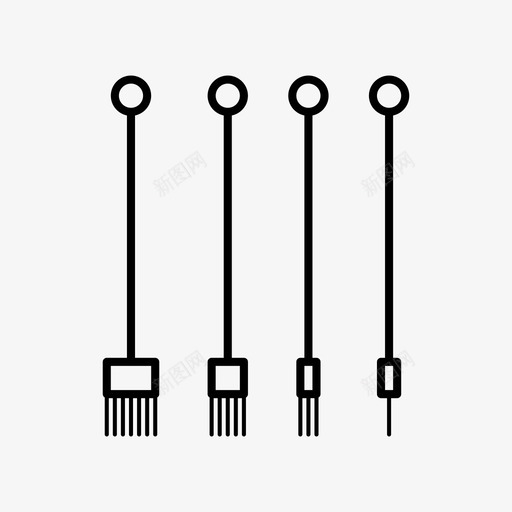 刺青针骚扰加重图标svg_新图网 https://ixintu.com 刺青针 加重 唠叨 易怒 赫克托 骚扰