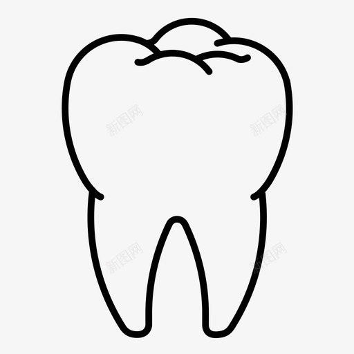 牙齿牙刷咀嚼图标svg_新图网 https://ixintu.com 口腔 咀嚼 牙刷 牙医 牙科 牙线 牙齿 磨牙