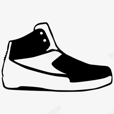 鞋运动鞋踢腿图标图标