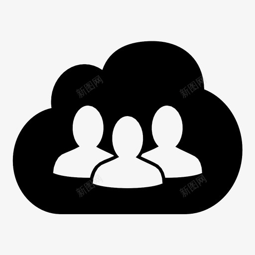 云用户组客户帐户download图标svg_新图网 https://ixintu.com download 上载 云用户组 人员 会议 共享 客户帐户 客户端配置文件 数据 用户组 网络