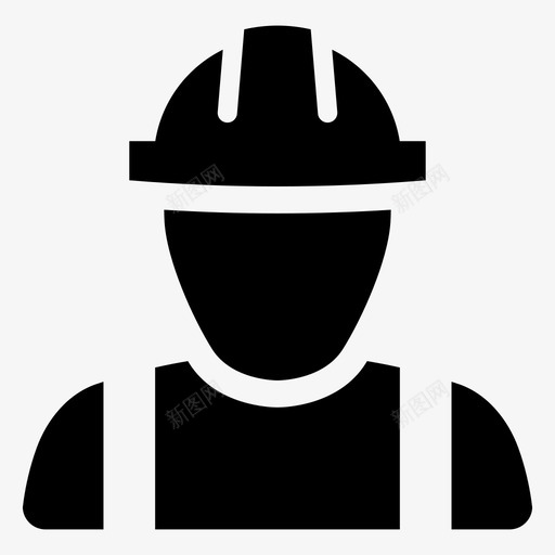 安全帽头盔工作图标svg_新图网 https://ixintu.com 专业 头盔 安全帽 工人 工作 工作满意度 工程师 泥瓦匠 砌体