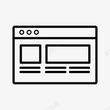 浏览器ui用户界面图标图标