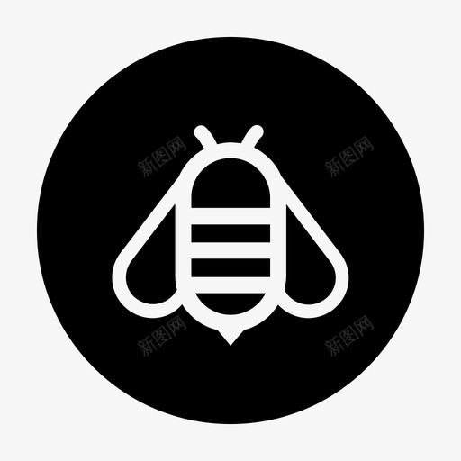 蜜蜂花蜂蜜图标svg_新图网 https://ixintu.com 刺 昆虫 花 花粉 蜂蜜 蜜蜂 随机阴性