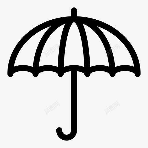 雨伞水滴干燥图标svg_新图网 https://ixintu.com 天气 干燥 水 水滴 潮湿 防护 雨 雨伞