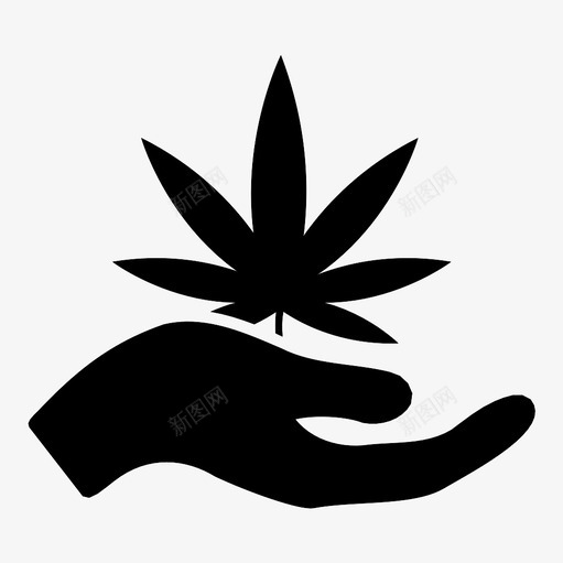大麻医药药物图标svg_新图网 https://ixintu.com 医药 大麻 天然 提供 有机 棕榈 自然 药房 药物