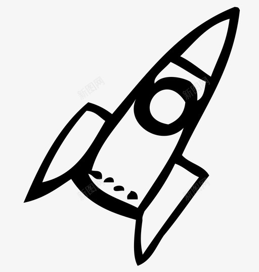火箭宇宙飞船太空旅行图标svg_新图网 https://ixintu.com 太空旅行 太空船 太空飞行 宇宙飞船 手绘 火箭 火箭船