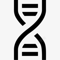 螺旋页dna染色体基因图标高清图片
