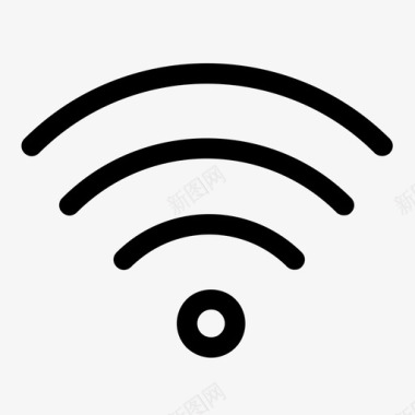 wifi无线网络wifi信号图标图标