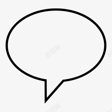 语音气泡信息信使图标图标