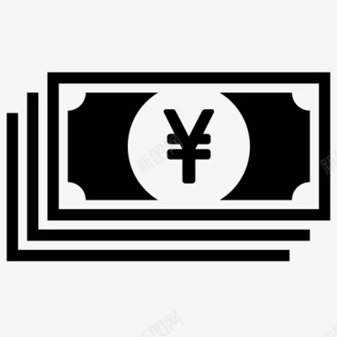 日元基金收益图标图标