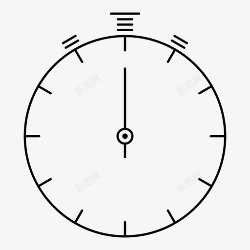 秒表轨道时间表面图标svg_新图网 https://ixintu.com 时间圈数 时间跟踪器 秒表 表面 计时 计时器 计时圈数 轨道时间