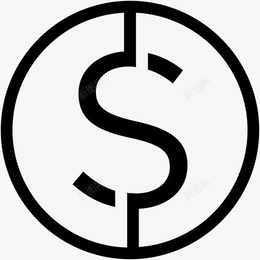 美元符号银行票据图标svg_新图网 https://ixintu.com 富有 现金 票据 美元符号 货币 银行 随机