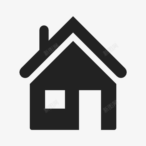 房子住所避难所图标svg_新图网 https://ixintu.com 住所 房子 避难所