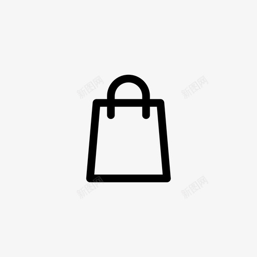 购物袋电子商务礼品图标svg_新图网 https://ixintu.com 交易 包装 消费者 电子商务 界面和网络图标 礼品 购买 购物袋 钱 销售