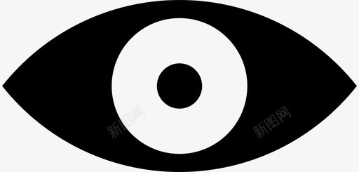 眼视瞳孔图标svg_新图网 https://ixintu.com 眼 眼科 瞳孔 视 验光