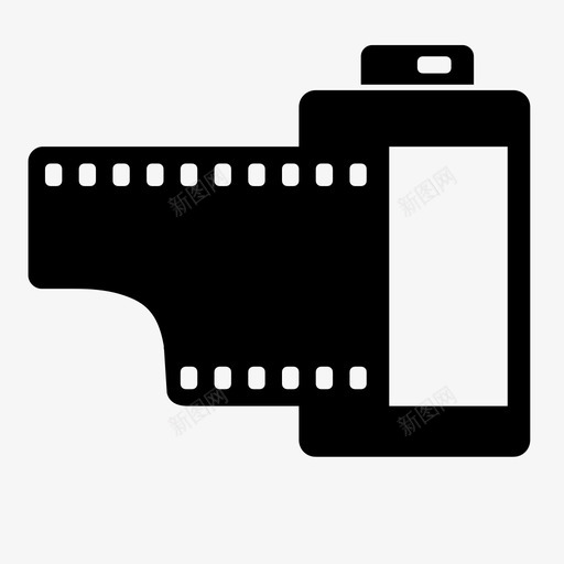 照相机胶卷胶卷摄影图标svg_新图网 https://ixintu.com 摄影 摄影和照相机 照相机胶卷 胶卷
