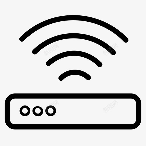 路由器无线wifi信号图标svg_新图网 https://ixintu.com wifi信号 wifi连接 互联网连接 其他图标30 数据 无线 无线连接 路由器