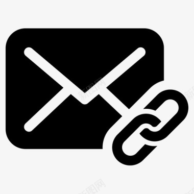 电子邮件链接软件共享图标图标