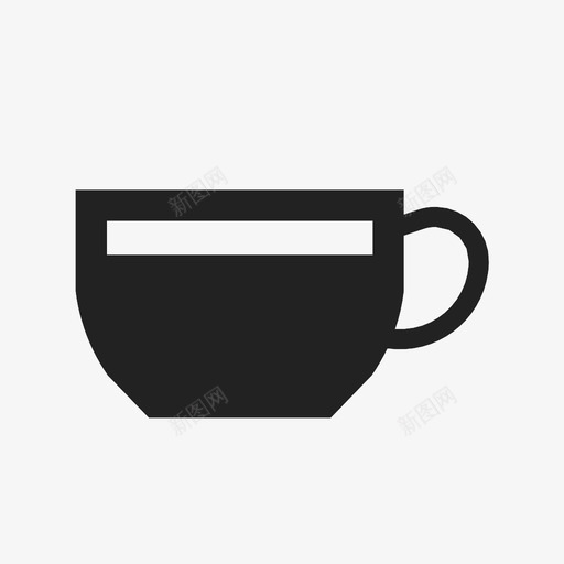 一杯咖啡糖粉末图标svg_新图网 https://ixintu.com 一杯咖啡 办公室 早餐 水 热的 牛奶 粉末 糖 饮料