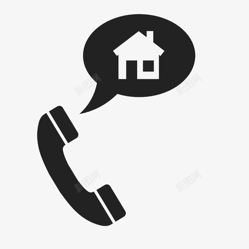 电话住房市场房地产图标svg_新图网 https://ixintu.com 住房市场 房地产 房地产经纪人 演讲 演讲泡沫 电话 谈话