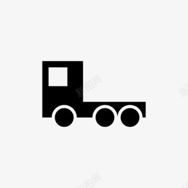 卡车交通运输图标图标