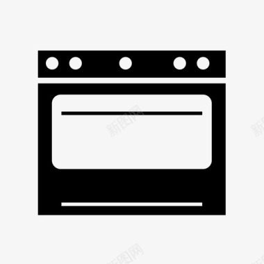 炉灶烤箱厨房图标图标