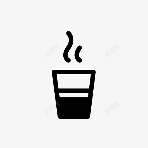 咖啡点心牛奶图标svg_新图网 https://ixintu.com 半杯 可可 咖啡 土耳其咖啡 新鲜图标 浓缩咖啡 点心 热饮 牛奶 玻璃杯 黑咖啡