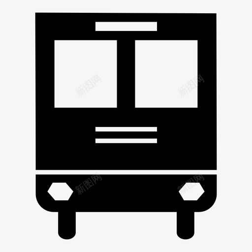 大型移动式公共汽车公共交通运输图标svg_新图网 https://ixintu.com 公共交通 大型移动式公共汽车 车轮 车辆 运输