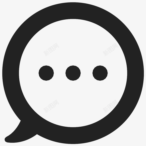 短信谈话通知图标svg_新图网 https://ixintu.com 书信 信件 毒品 短信 短信气泡 谈话 通信 通知