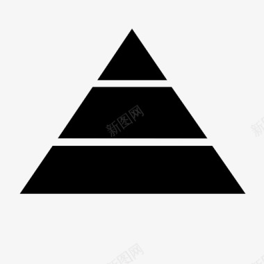 金字塔大厦等级图标图标