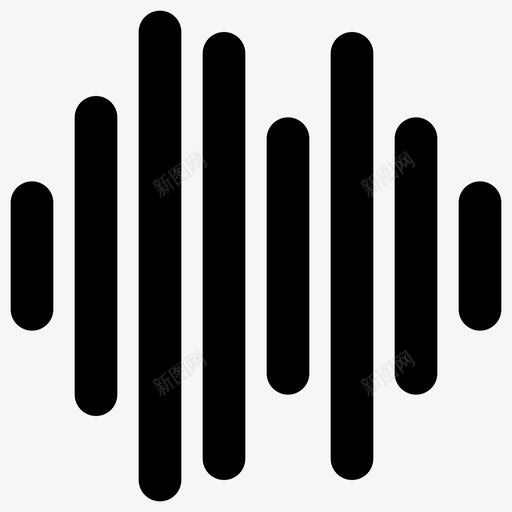 声音音乐噪音图标svg_新图网 https://ixintu.com 噪音 噪音logo 声音 音乐 音乐-实心图标 音符 音量