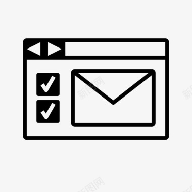 电子邮件注册选择加入图标图标