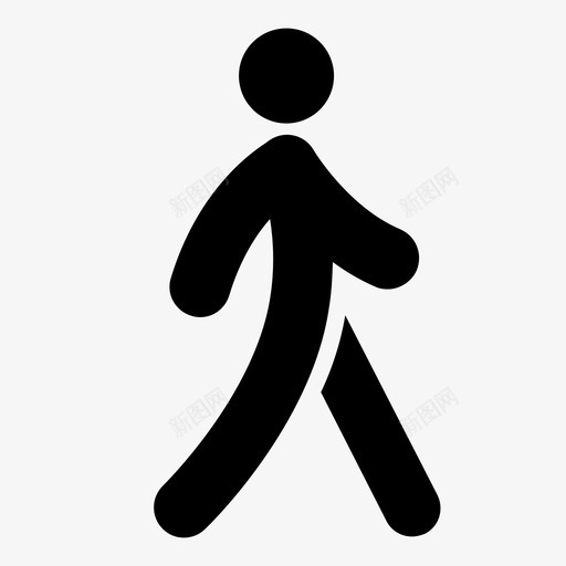 步行旅行散步图标svg_新图网 https://ixintu.com 放松 散步 方向 旅行 步行 男人 通勤 锻炼