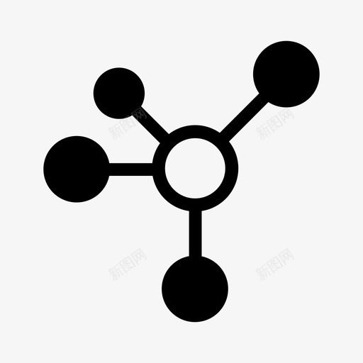 节点网络链接图标svg_新图网 https://ixintu.com 信息 大数据 数据 组 网络 节点 连接 连接性 链接