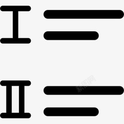 列出编号列出罗马式编号接口基本应用图标高清图片
