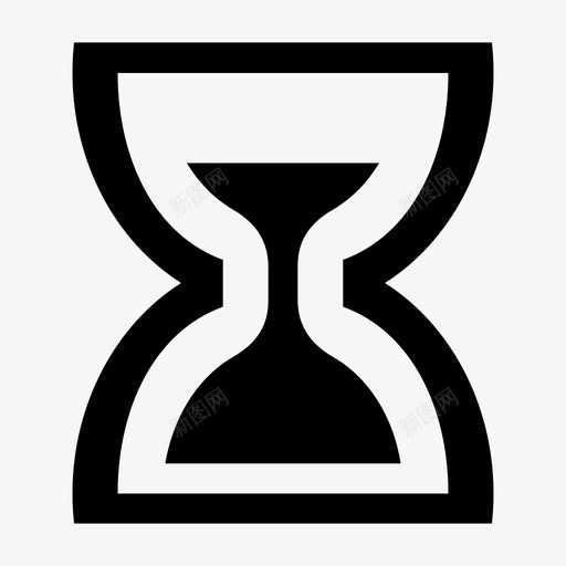 沙漏持续时间耐力图标svg_新图网 https://ixintu.com 剩余时间 已用时间 持续时间 沙漏 秒表 等待 耐力 计时器