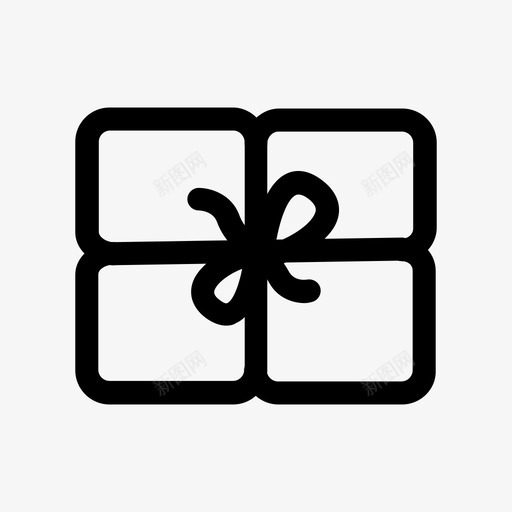 礼品装运箱装运图标svg_新图网 https://ixintu.com 包装 包裹 密封箱 封闭箱 礼品 礼物 装运 装运箱 送货箱